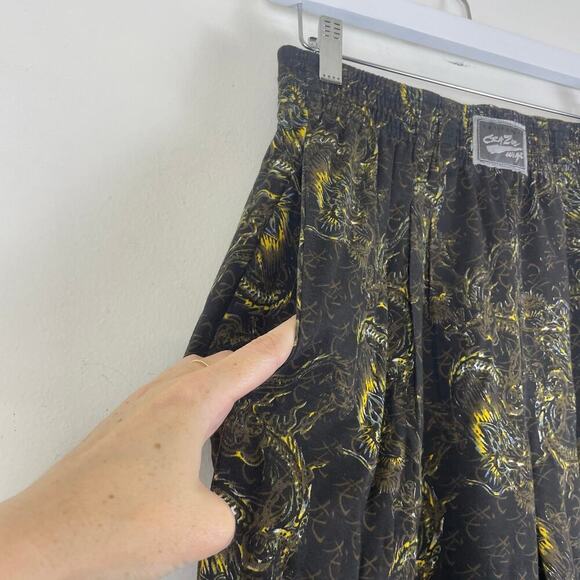 Crazee Wear Men’s Workout Lounge Pant Brown Dragon Design Size SMALL - Picture 4 of 6